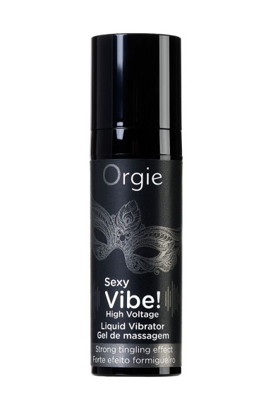 Гель для массажа ORGIE Sexy Vibe High Voltage с эффектом вибрации - 15 мл. Гель для массажа ORGIE Sexy Vibe High Voltage с эффектом вибрации - 15 мл.