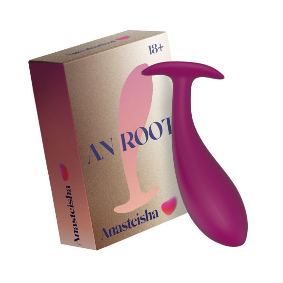 Сливовая анальная пробка AN Root для ношения - 10 см. Сливовая анальная пробка AN Root для ношения - 10 см.