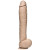 Фаллоимитатор большого размера The Naturals Vac-U-Lock Removable Suction Cup 12  Dong with Balls - 29,5 см.