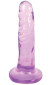 Фиолетовый фаллоимитатор Slim Stick Dildo - 15,2 см.