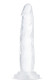 Прозрачный фаллоимитатор-реалистик Crystal - 19 см.