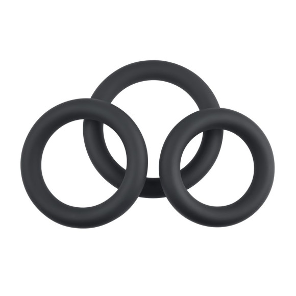 Набор из 3 черных эрекционных колец 3 Ring Circus Набор из 3 черных эрекционных колец 3 Ring Circus