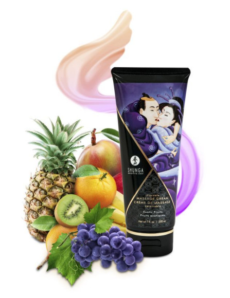 Массажный крем для тела с ароматом экзотических фруктов Exotic fruits - 200 мл. Массажный крем для тела с ароматом экзотических фруктов Exotic fruits - 200 мл.