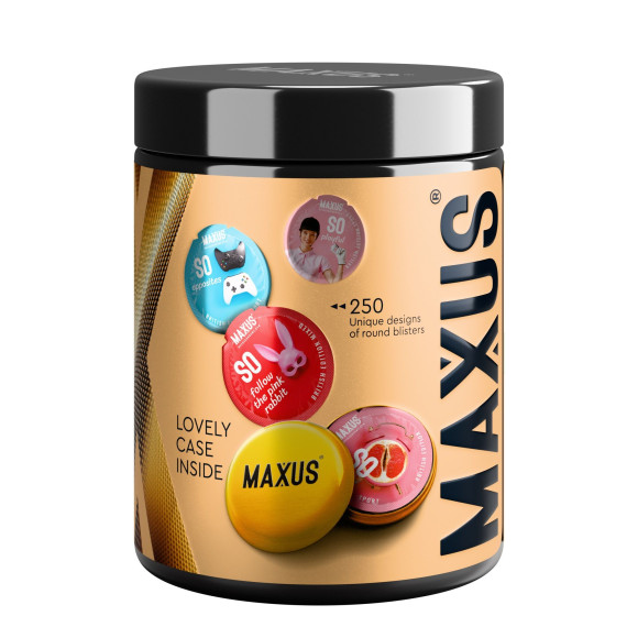 Точечные презервативы MAXUS 2000 Amazing Dots с железным кейсом - 15 шт. Точечные презервативы MAXUS 2000 Amazing Dots с железным кейсом - 15 шт.