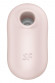Бежевый вакуумный вибростимулятор клитора Satisfyer Pro To Go 2