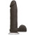 Темнокожий фаллоимитатор The Realistic Cock ULTRASKYN - 20,57 см.