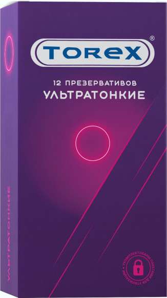 Презервативы Torex Ультратонкие - 12 шт. Презервативы Torex Ультратонкие - 12 шт.