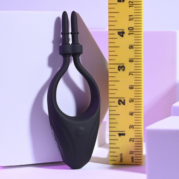 Черное эрекционное вибролассо Perfect Fit Черное эрекционное вибролассо Perfect Fit