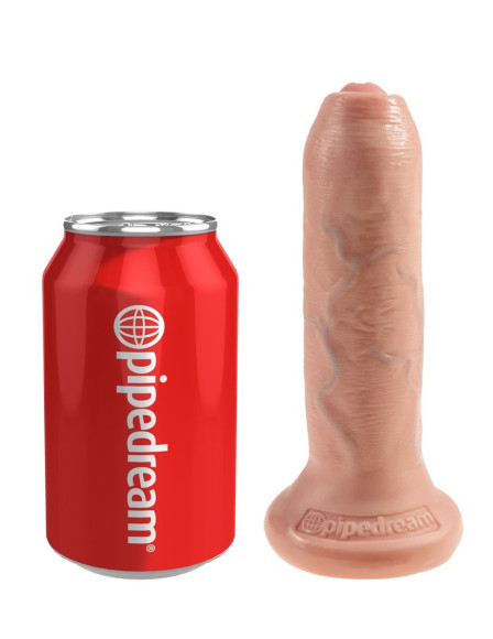 Телесный необрезанный фаллоимитатор на присоске 6 Uncut Cock - 16,5 см. Телесный необрезанный фаллоимитатор на присоске 6 Uncut Cock - 16,5 см.
