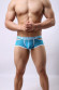 Голубые мужские трусы-хипсы Cockon X Lace Boxer с вырезами Голубые мужские трусы-хипсы Cockon X Lace Boxer с вырезами