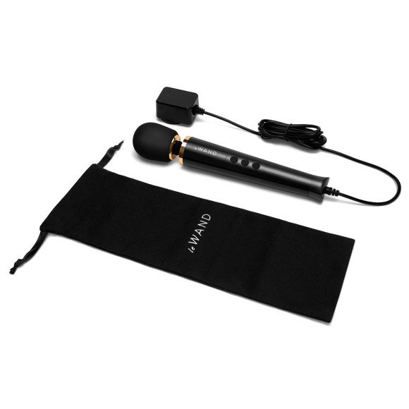 Черный проводной вибратор Le Wand Petite Vibrating Massager - 25 см. Черный проводной вибратор Le Wand Petite Vibrating Massager - 25 см.