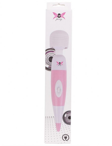 Бело-розовый, работающий от USB вибромассажёр Pixey Wand Pink Edition - 32 см. Бело-розовый, работающий от USB вибромассажёр Pixey Wand Pink Edition - 32 см.