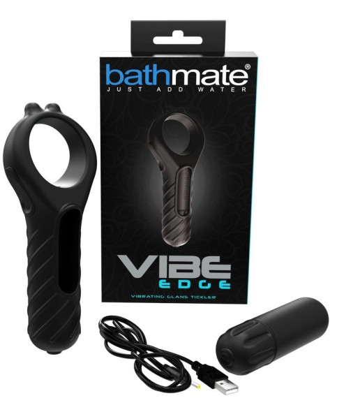 Черный вибростимулятор Edge Vibe Черный вибростимулятор Edge Vibe