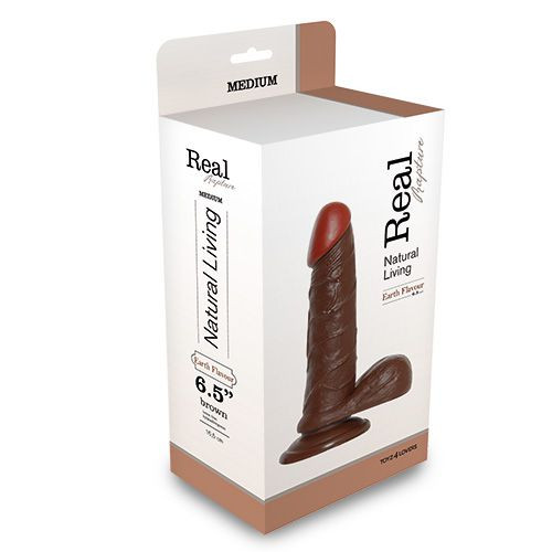 Фаллоимитатор на присоске REALISTIC DILDO REAL RAPTURE - 19 см. Фаллоимитатор на присоске REALISTIC DILDO REAL RAPTURE - 19 см.
