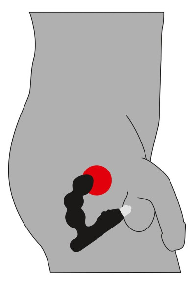Стимулятор простаты с вибрацией Rebel Bead-shaped Prostate Stimulator Стимулятор простаты с вибрацией Rebel Bead-shaped Prostate Stimulator