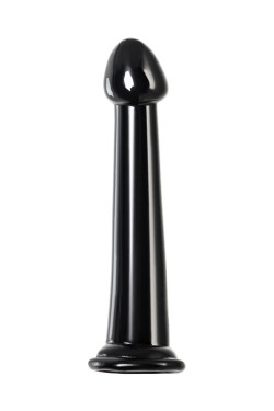 Черный фаллоимитатор Jelly Dildo M - 18 см. Черный фаллоимитатор Jelly Dildo M - 18 см.