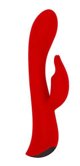 Красный вибромассажер-кролик 5 Silicone Bunny Love - 19,1 см. Красный вибромассажер-кролик 5 Silicone Bunny Love - 19,1 см.