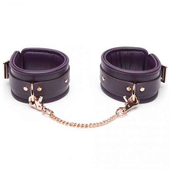Фиолетовые оковы на ноги Cherished Collection Leather Ankle Cuffs Фиолетовые оковы на ноги Cherished Collection Leather Ankle Cuffs