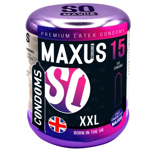 Презервативы Maxus XXL увеличенного размера - 15 шт. Презервативы Maxus XXL увеличенного размера - 15 шт.