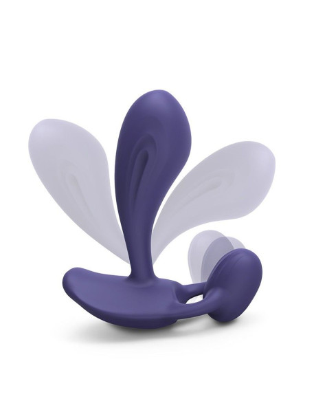 Темно-синий вибромассажер Witty P&G Vibrator with Remote Control Темно-синий вибромассажер Witty P&G Vibrator with Remote Control