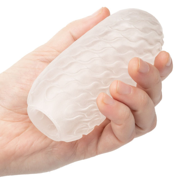Двусторонний мастурбатор с желтым стимулирующим шариком Reversible Squishy Ball Stroker Двусторонний мастурбатор с желтым стимулирующим шариком Reversible Squishy Ball Stroker