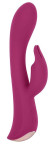 Бордовый вибромассажер-кролик 5 Silicone Bunny Love - 19,1 см. Бордовый вибромассажер-кролик 5 Silicone Bunny Love - 19,1 см.