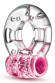 Розовое эрекционное виброкольцо Arouser Vibrating C-Ring Розовое эрекционное виброкольцо Arouser Vibrating C-Ring