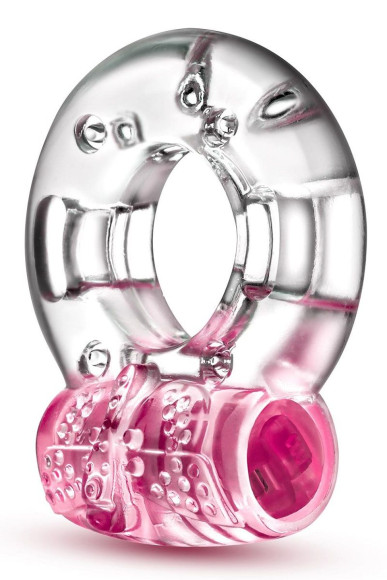 Розовое эрекционное виброкольцо Arouser Vibrating C-Ring Розовое эрекционное виброкольцо Arouser Vibrating C-Ring