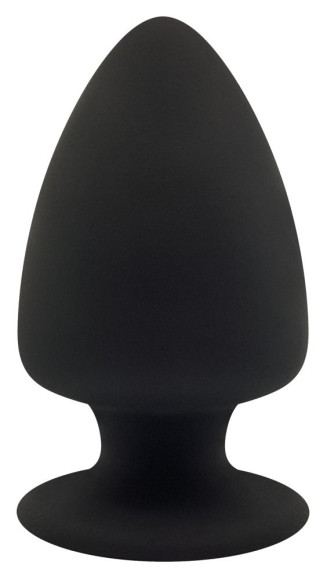 Черная анальная втулка Premium Silicone Plug S - 9 см. Черная анальная втулка Premium Silicone Plug S - 9 см.