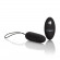 Чёрное виброяйцо Silicone Remote Bullet с пультом ДУ Чёрное виброяйцо Silicone Remote Bullet с пультом ДУ