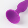 Фиолетовая коническая силиконовая анальная пробка Soft - 10,5 см. Фиолетовая коническая силиконовая анальная пробка Soft - 10,5 см.