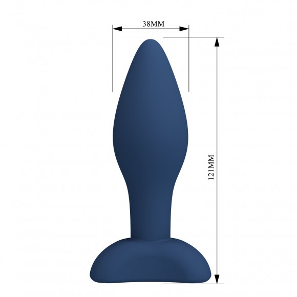 Синяя анальная пробка Bulb Plug - 12,1 см. Синяя анальная пробка Bulb Plug - 12,1 см.
