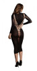 Эффектное длинное платье Carme XI Dress with Turtleneck Эффектное длинное платье Carme XI Dress with Turtleneck