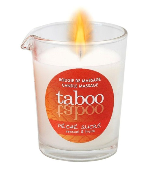 Массажное аромамасло с афродизиаками для женщин RUF Taboo Peche sucre - 60 гр. Массажное аромамасло с афродизиаками для женщин RUF Taboo Peche sucre - 60 гр.