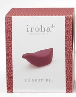 Бордовый клиторальный стимулятор IROHA TORI Бордовый клиторальный стимулятор IROHA TORI