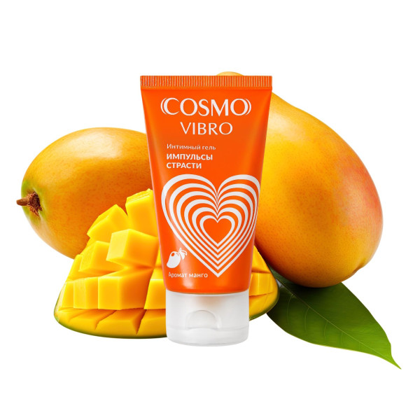 Возбуждающий интимный гель Cosmo Vibro с ароматом манго - 50 гр. Возбуждающий интимный гель Cosmo Vibro с ароматом манго - 50 гр.