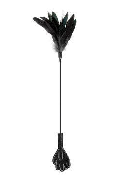 Двусторонний стек-щекоталка Sweet Caress Feather Whip - 58 см. Двусторонний стек-щекоталка Sweet Caress Feather Whip - 58 см.