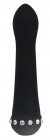 Черный вибратор SPARKLE SUCCUBI  BLISS CARESSING VIBE - 14,2 см.