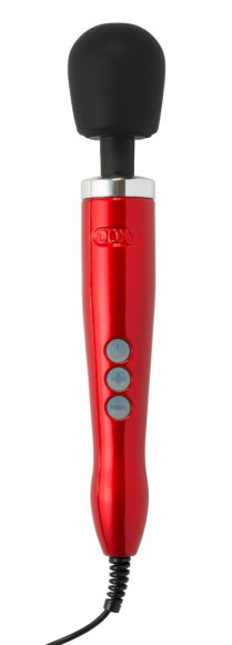 Красный жезловый вибратор Doxy Die Cast Wand Massager Красный жезловый вибратор Doxy Die Cast Wand Massager