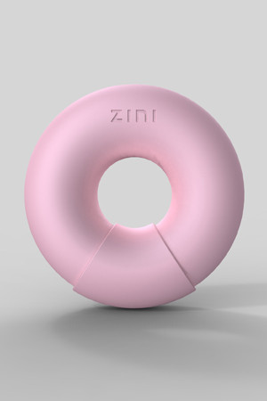 Розовый многофункциональный вибратор DONUT STRAWBERRY Розовый многофункциональный вибратор DONUT STRAWBERRY
