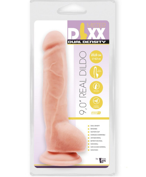 Телесный фаллоимитатор-реалистик Dual Density Dildo - 23 см. Телесный фаллоимитатор-реалистик Dual Density Dildo - 23 см.