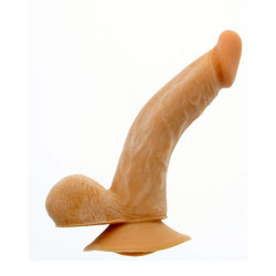 Телесный фаллоимитатор REALSTUFF REAL FEELING DONG 7INCH - 17,8 см.