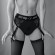 Черные трусики для насадок Diva Lingerie Harness - size L Черные трусики для насадок Diva Lingerie Harness - size L