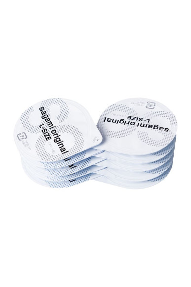Презервативы Sagami Original 0.02 L-size увеличенного размера - 10 шт. Презервативы Sagami Original 0.02 L-size увеличенного размера - 10 шт.