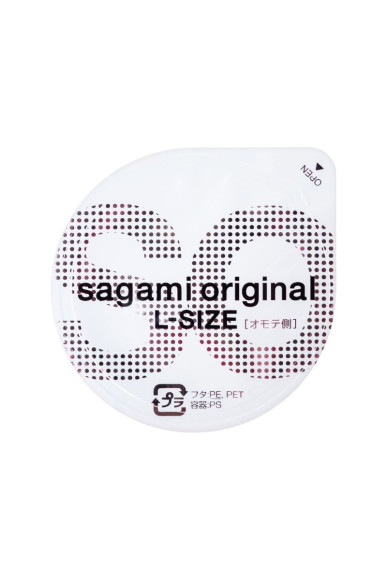Презервативы Sagami Original 0.02 L-size увеличенного размера - 10 шт. Презервативы Sagami Original 0.02 L-size увеличенного размера - 10 шт.