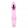Розовый вибратор Glitters Dual Probe - 22,2 см.