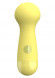Жёлтый вибромассажер CARA SMALL WAND YELLOW - 14 см. Жёлтый вибромассажер CARA SMALL WAND YELLOW - 14 см.