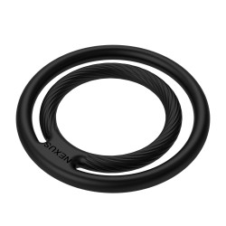 Черное двойное эрекционное кольцо Nexus Enduro Double Черное двойное эрекционное кольцо Nexus Enduro Double