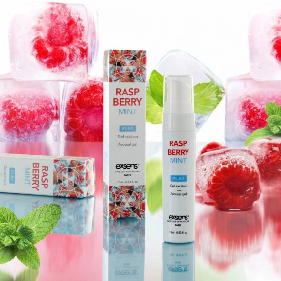Возбуждающий гель Raspberry Mint с ароматом малины и мяты - 15 мл. Возбуждающий гель Raspberry Mint с ароматом малины и мяты - 15 мл.