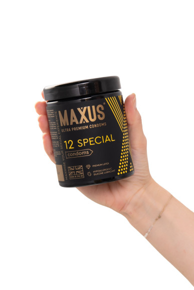 Презервативы с точками и рёбрами MAXUS Special - 12 шт. Презервативы с точками и рёбрами MAXUS Special - 12 шт.